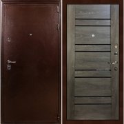 Входная металлическая дверь Цезарь 5А Терра (Антик медный/Графит шале №64)