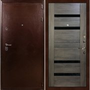 Входная металлическая дверь Цезарь 5А Неро (Антик медный/Графит шале №65)
