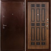 Входная металлическая дверь Цезарь 5А (Антик медный/Голден патина №27)