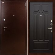 Входная металлическая дверь 1А (Медный антик/Венге №32)
