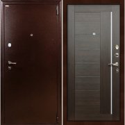 Входная металлическая дверь 1А Верджиния (Медный антик/Венге №39)
