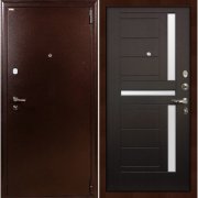 Входная металлическая дверь 1А (Медный антик/Венге №35)