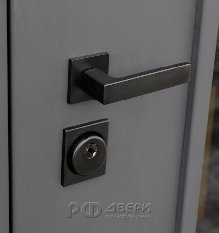 Входная дверь с терморазрывом Тренто (Муар серый/Со стеклом капучино ZB 853-2)