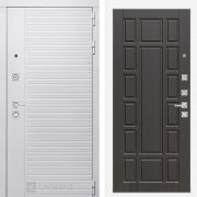 Входная металлическая дверь Piano white 12 (белый софт/венге)