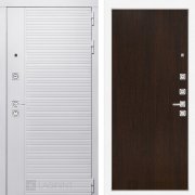 Входная металлическая дверь Piano white 05 (белый софт/венге)