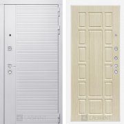 Входная металлическая дверь Piano white 12 (белый софт/беленый дуб)