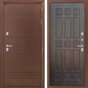 Входная металлическая дверь Термо lite 16 (медный антик/алмон 28)