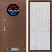 Входная металлическая дверь Термомагнит 06 (медный антик/сандал белый)