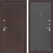 Входная металлическая дверь Классик 24 (Антик медный/Графит софт)