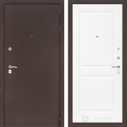 Входная металлическая дверь Классик 11 (Антик медный/Белый софт)