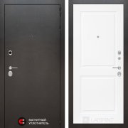 Входная металлическая дверь Сильвер 11 (Антик темное серебро/Белый софт)