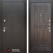 Входная металлическая дверь Silver 16 (антик темное серебро/алмон 28)