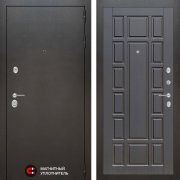 Входная металлическая дверь Сильвер 12 (Антик темное серебро/Венге)