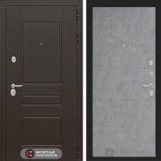Входная металлическая дверь Мегаполис 21 (Венге/Бетон светлый)