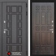 Входная металлическая дверь New york 16 (венге/алмон 28)