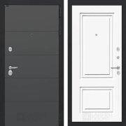 Входная металлическая дверь Арт 26 (Графит софт/Эмаль ral 9003)