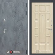 Входная металлическая дверь Бетон 12 (Альберо грей/Беленый дуб)