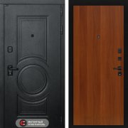 Входная металлическая дверь Гранд 05 (Альберо блэк/Итальянский орех)