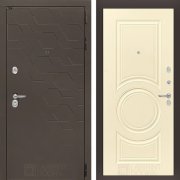 Входная металлическая дверь Smoky 23 (смоки софт/шампань софт)