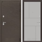 Входная металлическая дверь Smoky 21 (смоки софт/грей софт)
