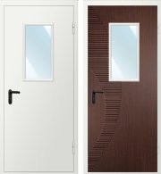 Металлическая дверь техническая ДМО-1 300х600 (RAL 9016)