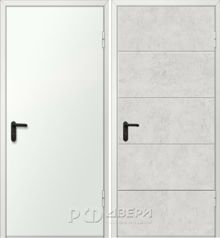 Металлическая дверь с терморазрывом ДМ-1 (RAL 9016)