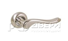Ручка для межкомнатной двери Grazia LM/Z SN/CP-3 (Матовый никель/хром)