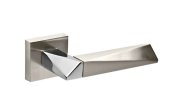 Ручка раздельная для межкомнатной двери Diamond DM SN/CP-3 (Матовый никель/хром)