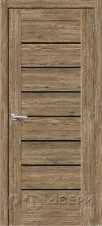 Межкомнатная дверь Порта 22 ПО (Original Oak/Black Shine)