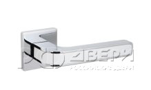 Ручка раздельная для межкомнатной двери Neo SL CP/WH-8 (Хром/белый)