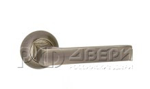 Ручка раздельная для межкомнатной двери Ergo JR ABG-6 (Зелёная бронза)