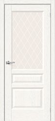 Межкомнатная дверь Неоклассик-35 ПО (White Wood/White Сrystal)