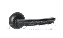 Ручка раздельная для межкомнатной двери Sigma JR BL-24 140мм (Черный)