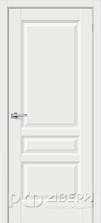 Межкомнатная дверь Неоклассик-34 ПГ (White Matt)