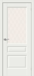 Межкомнатная дверь Неоклассик-35 ПО (White Matt/White Сrystal)