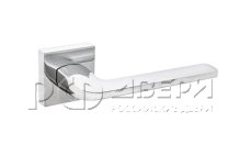 Ручка раздельная для межкомнатной двери Flow DM CP-8 (Хром)