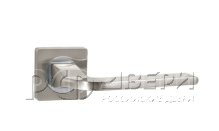 Ручка раздельная для межкомнатной двери Spline JK SN/CP-3 (Матовый никель/хром)