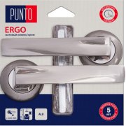 Ручка раздельная для межкомнатной двери Ergo/HD TL SN/CP-3 (Матовый никель/хром)
