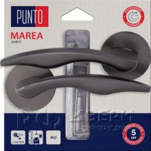 Ручка раздельная для межкомнатной двери Marea/HD RS GR-23 (Графит)