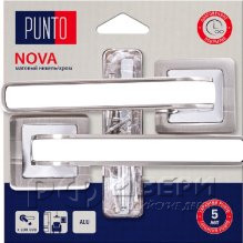 Ручка раздельная для межкомнатной двери Nova/HD QR SN/CP-3 (Матовый никель/хром)