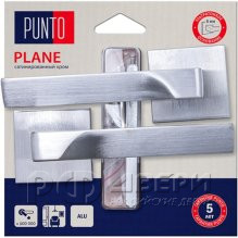 Ручка раздельная для межкомнатной двери Plane/HD QS SSC-16 (Сатин. хром)