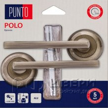 Ручка раздельная для межкомнатной двери Polo/HD TL ABG-6 (Бронза)