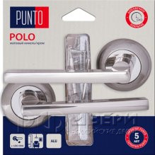 Ручка раздельная для межкомнатной двери Polo/HD TL SN/CP-3 (Матовый никель/хром)