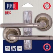 Ручка раздельная для межкомнатной двери Rex/HD TL ABG-6 (Бронза)