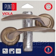 Ручка раздельная для межкомнатной двери Viola/HD TL ABG-6 (Бронза)