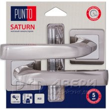 Ручка раздельная для межкомнатной двери Saturn/HD QR SN/CP-3 (Матовый никель/хром)