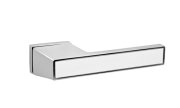 Ручка для межкомнатной двери Titan LM/Z CP/WH-19 (Хром/белый)