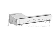 Ручка для межкомнатной двери Titan LM/Z CP/WH-19 (Хром/белый)