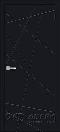 Межкомнатная дверь Граффити-5 ПГ (Total Black)
