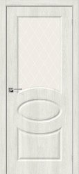 Межкомнатная дверь Скинни-21 ПО (Casablanca/White Сrystal)